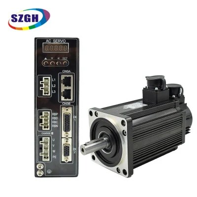 Long Life Cheap Price 750W 80mm 2.4n. M 3A 3000rpm 2500PPR Servo Motor for Ventilators and Breathing Machines, Mask Machines